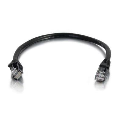 1m Cat6 Booted Unshielded (UTP) Network Patch Cable Black